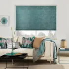 Fascination Peacock Roman Blinds