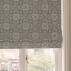 House Llewelyn-bowen Festivo Printed Made To Measure Roman Blind Noir