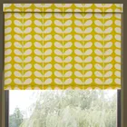 Orla Kiely Solid Stem Translucent Made To Measure Roller Blind Yellow