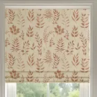 Ante Decor Willow Printed Cotton Made To Measure Roman Blind Spice