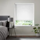 Insta Fit No Drill Begonia Blackout Cream Roller Blinds - Fit In 30 Se