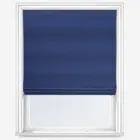 Canvas Indigo Blue Roman Blind