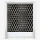 Sonova Studio All Over Rainbow Liquorice Roller Blind