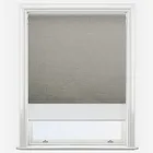 Voga Blackout Dove Grey & White Double Roller Blind