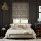 William Morris Strawberry Thief Jacquard Antique Bronze Roman Blind