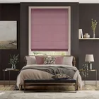 Paleo Linen Damson Roman Blind