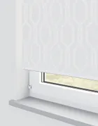 Hudson White Electrical Roller Blind