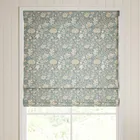 William Morris Double Bough Made To Measure Roman Blind Bluebird