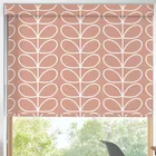Orla Kiely Jumbo Linear Stem Made To Measure Blackout Roller Blind Bubblegum