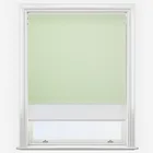 Optima Blackout Light Sage & White Double Roller Blind