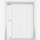 Deluxe Plain Porcelain White Vertical Blind