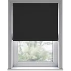 Trace Ebony Deluxe Roman Blinds