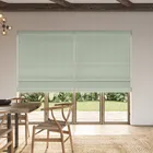 Ante Decor Virtus No Joins Soft Dim Out Made To Measure Roman Blind Mint