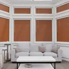 Perfect Fit No Drill Metal Blind - Cherry - 25mm