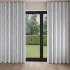 Laura Ashley Painterly Stripe Dark Seaspray Wave Curtain Blinds Uk