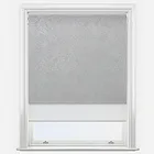 Romany Light Grey & White Double Roller Blind