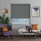 Weave Charcoal Cordless Roller Blind