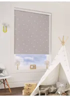 Glow In The Dark Stars Blackout Cordless Spring Loaded Roller Blind