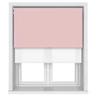 Tradechoice Blackout Pink Motorised Double Roller Blind