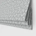 Laura Ashley Willow Leaf Chenille Steel Motorised Blind Uk
