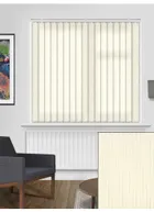 Crystalline Light Cream 89mm Daylight Vertical Blind