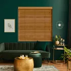 Tuscan Oak Wood Blind