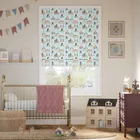 Dash Sky Blue Roman Blind