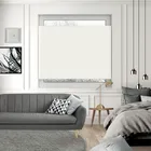 Tensioned Dovestone Blackout Cream Honeycomb Pleated Blind