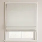 Noah White Deluxe Roman Blinds