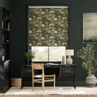 Passiflora Velvet Slate Roller Blind