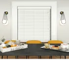Pure White Wood Blind