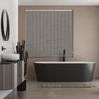 Aqua Weave Graphite Vertical Blind