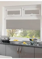 Blackout Windsor Light Grey Perfect Fit® Roller Blind