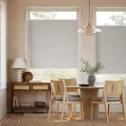 Stick On Duolight Grey Wash Pleated Blind