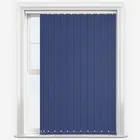Deluxe Plain Denim Blue Vertical Blind