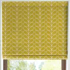 Orla Kiely Linear Stem Made To Measure Roman Blind Sunflower