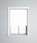 Opaque White 3m 230v Relay Operated Electric Roller Blinds
