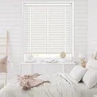 50mm Polar White & Chalk Wooden Blinds