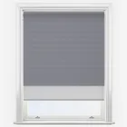 Supreme Blackout Seal & Grey Double Roller Blind