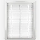 Opulence Bamboo White With Natural Tapes Wooden Venetian Blind