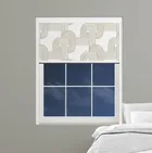 Serene Swirl Charcoal Xl Blocout Blind