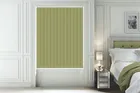 Hannah Khaki - Moisture Resistant Blackout Vertical Blind