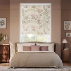 Twist2go Elysian Paradise Faux Silk Ivory Rose Roller Blind