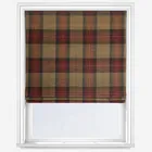 Moon Skye Claret Roman Blind
