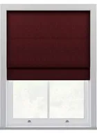 Laura Ashley Swanson Dark Cranberry Roman Blind