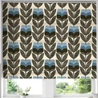 Orla Kiely Rose Bud Made To Measure Roman Blind Powder Blue