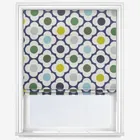 Orla Kiely Spot Flower Blue Multi Roman Blind