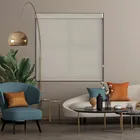 Lyra Beige Roller Blind - Elegant Pelmet Design