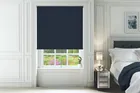 Dakota Navy - Moisture Resistant Blackout Roller Blind