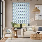 Utto Pacific Teal Roman Blind